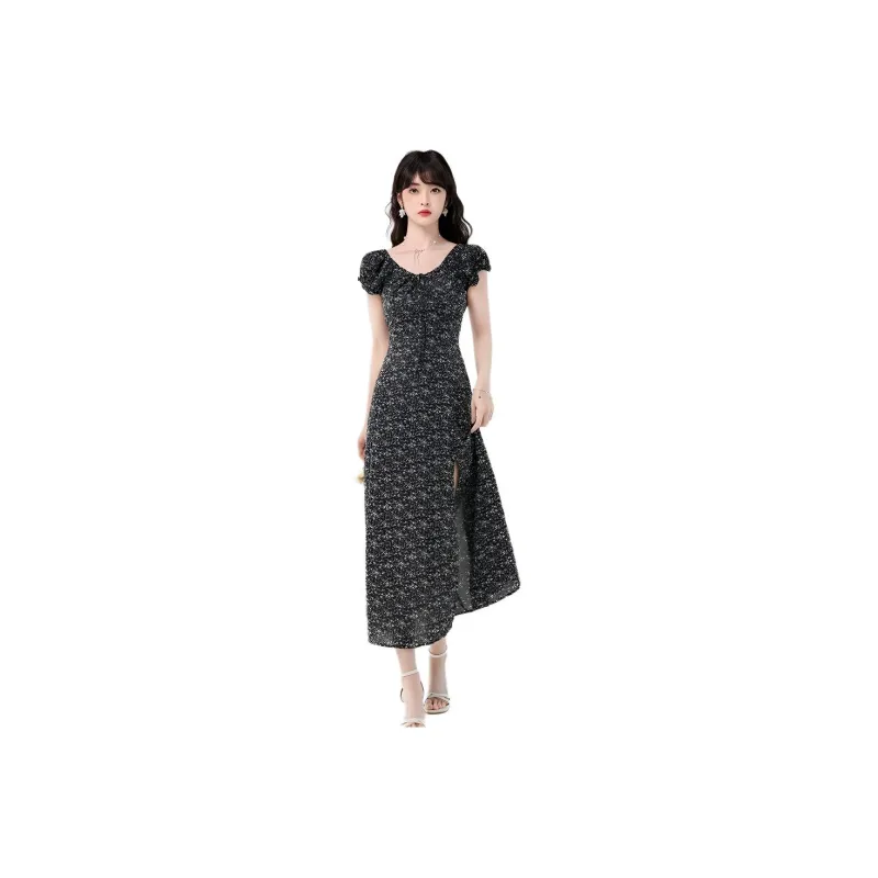 Mu Xiao Xin Short Sleeved Dress Women's-4