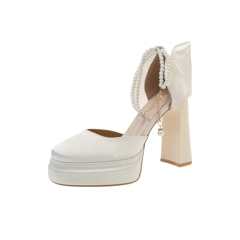 Dawei's House Chunky Heel High Heels Women's Gift Box Set-0