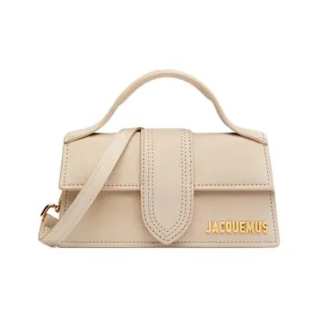 Jacquemus Cow Leather Shoulder Bag, Crossbody Bag, Handbag Mini Women's Dark Beige