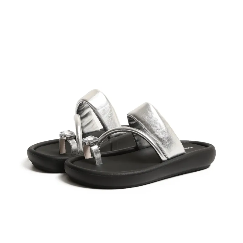 NUNZ Rubber Sole Odor Resistant Slide Slippers Women's-2