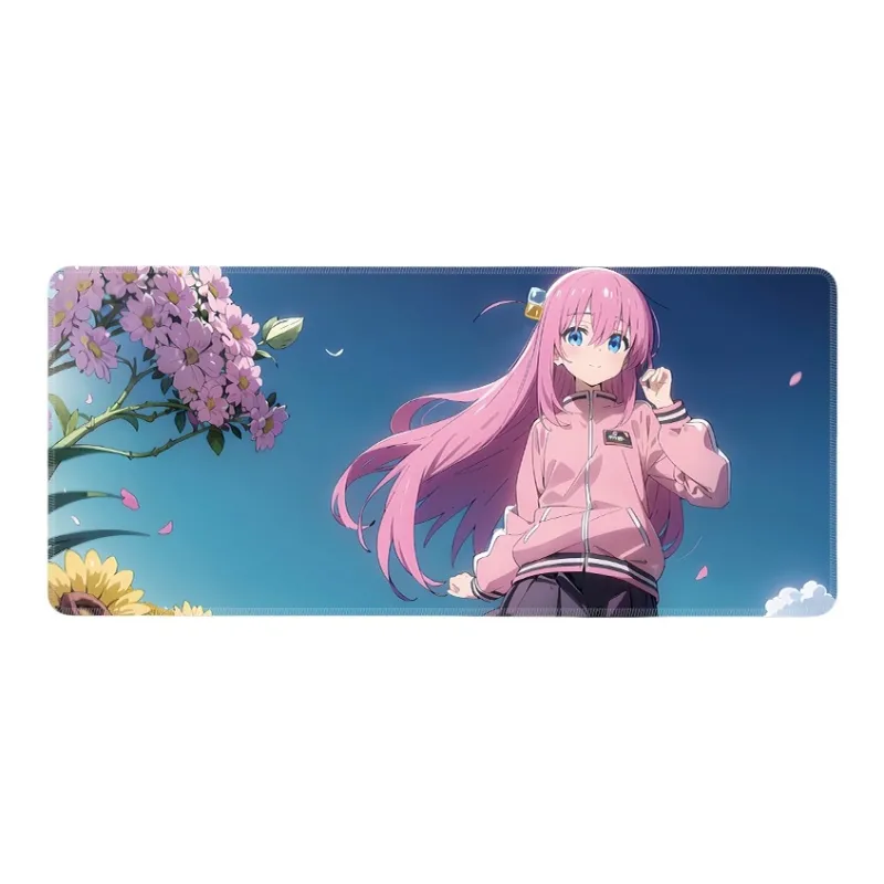DANYIN Extra Large Bocchi The Rock! Bocchi Chan Computer Keyboard Pad Men's Anime Gaming Mouse Pad Desk Mat Mouse Pads-60