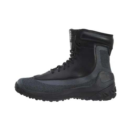 Nike Zoom Kynsi JCRD WP Anti Slip Wear Resistant Mid Top Outdoor Shoes Unisex Black