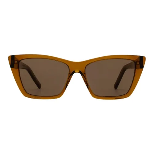SAINT LAURENT Subject To Official Website Butterfly Sunglasses Women's Brown