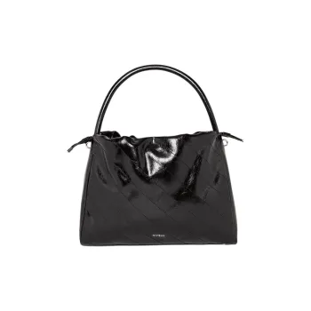 GUESS Artificial Leather Tote Bag, Shopping Bag, Handbag Medium Size Women's Black