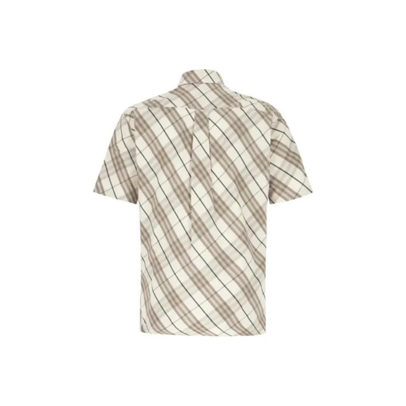 Burberry Shirts Men White-1