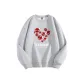 Gray #JDP Pixel Heart Bear