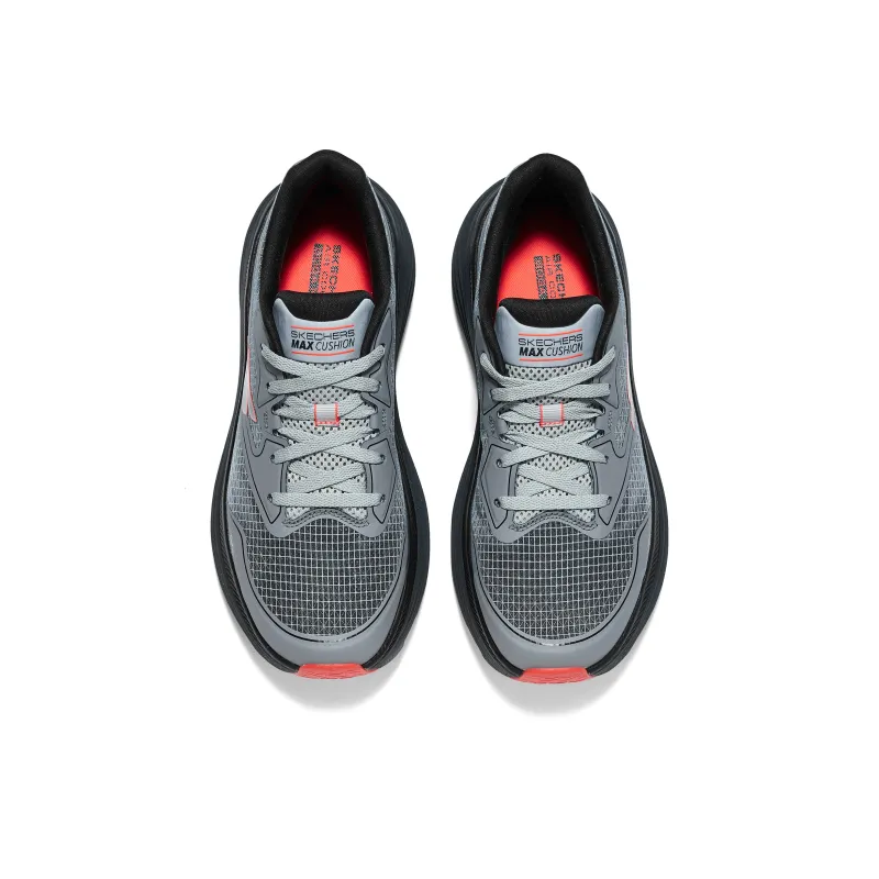 Skechers Sport Cushioning Wear-Resistant Low-Top Running Shoes Men's Gray-4