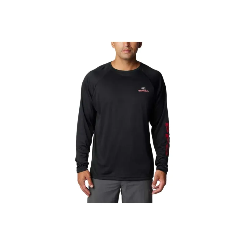 Columbia Collegiate PFGPFG Terminal Tackle Shirt Men's Black-0