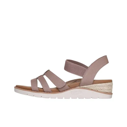 Skechers BOBS Arch Fit Beach Kiss Beach Sandals Women's Taupe