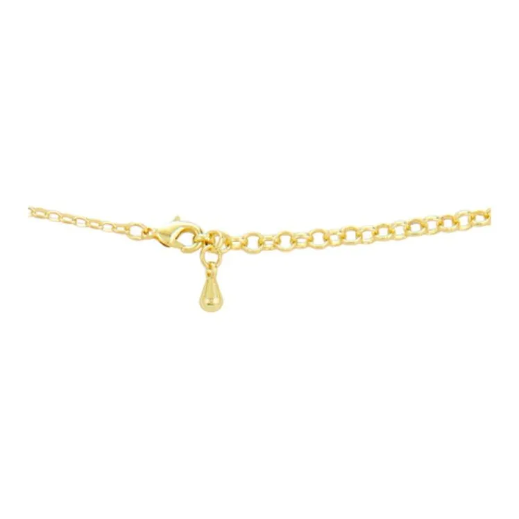 LUV AJ Brass Plated Necklaces Women's Gold-2