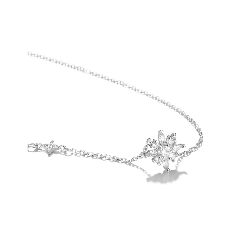 Clect Synthetic Cubic Zirconia Necklaces Women's-2