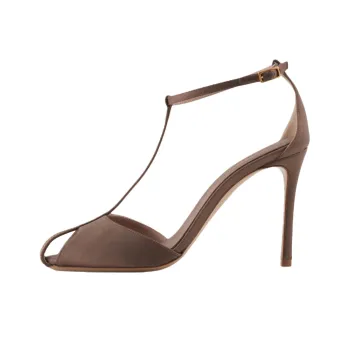 EMPORIO ARMANI 95mm T bar Heeled Pumps