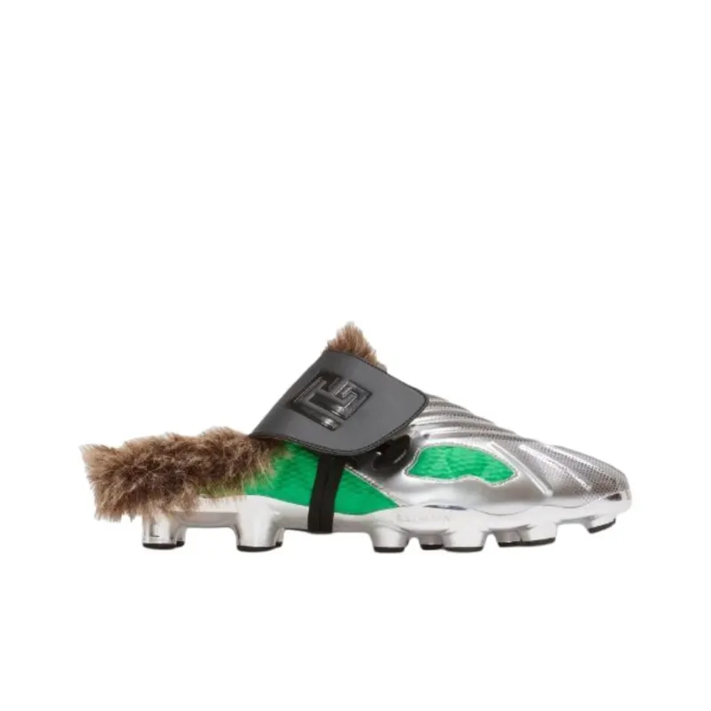 BALMAIN Closed Toe Slippers Men's Green-1