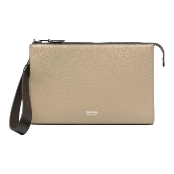 TOM FORD Logo stamp Clutch Bag