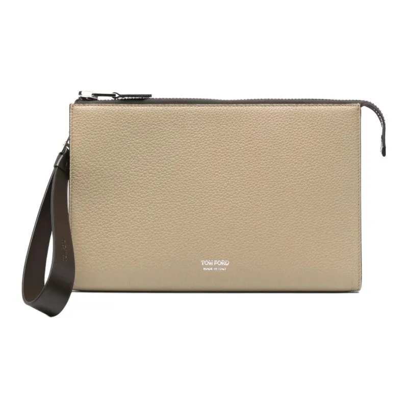 TOM FORD Logo stamp Clutch Bag-0