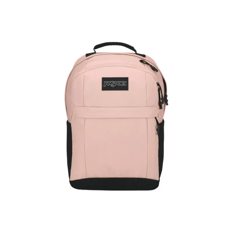 JanSport Nylon Backpack Unisex Pink-0