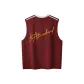 Burgundy (Yellow Text)