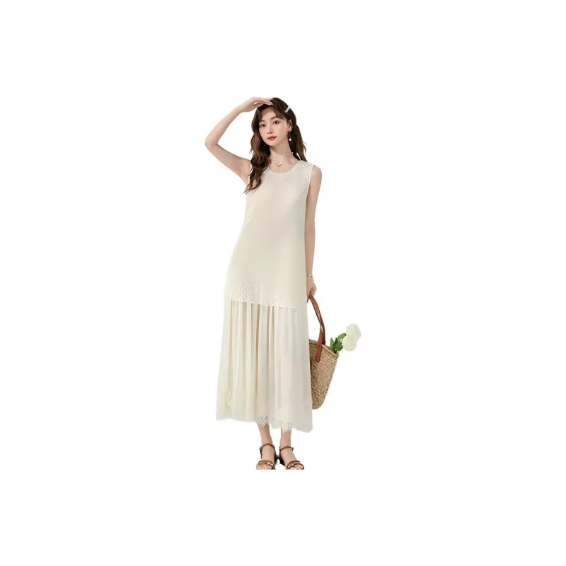 Mu Xiao Xin Sleeveless Dress Women's-0