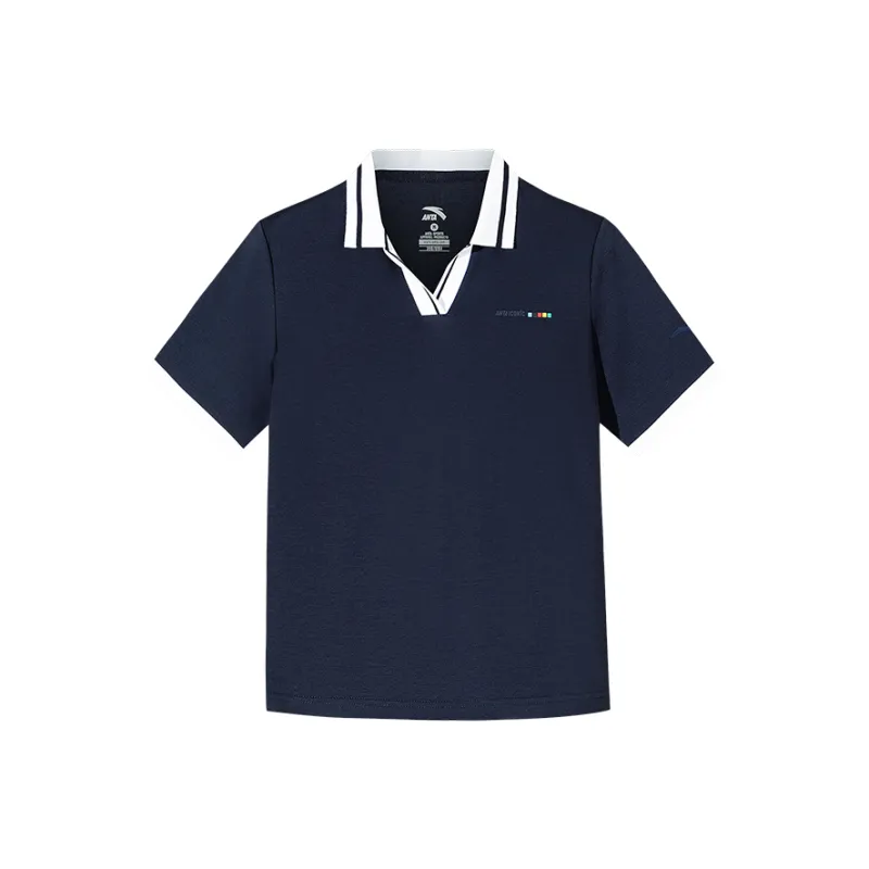 Anta Life Collection Polo Shirt Women's Zeus Blue-0