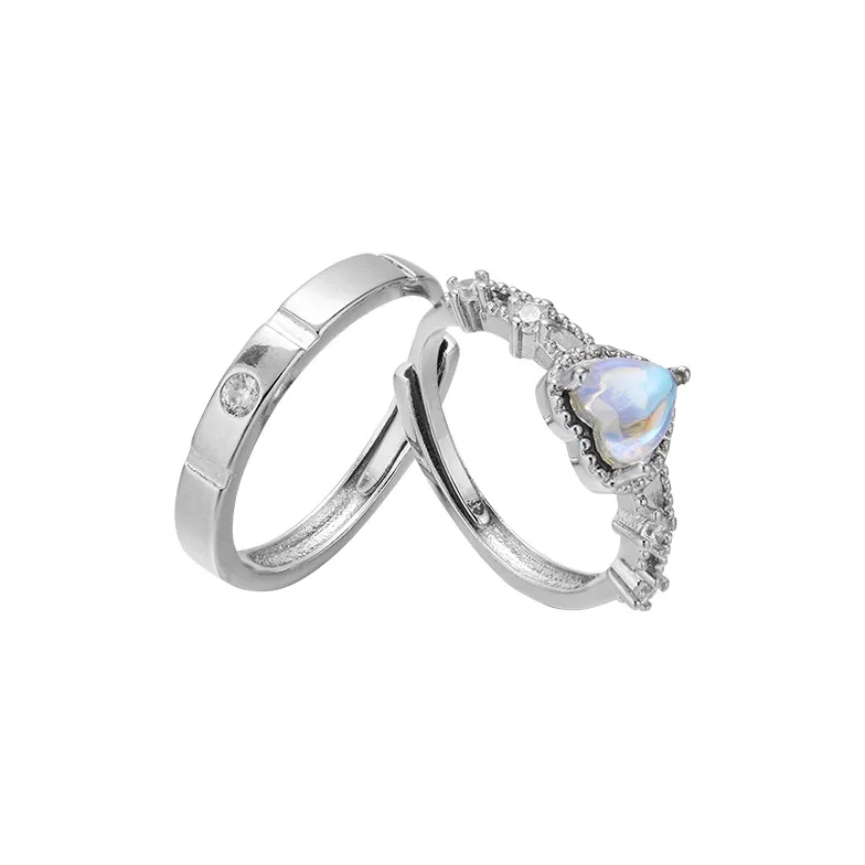 Anxious Copper Alloy Rings Unisex-0