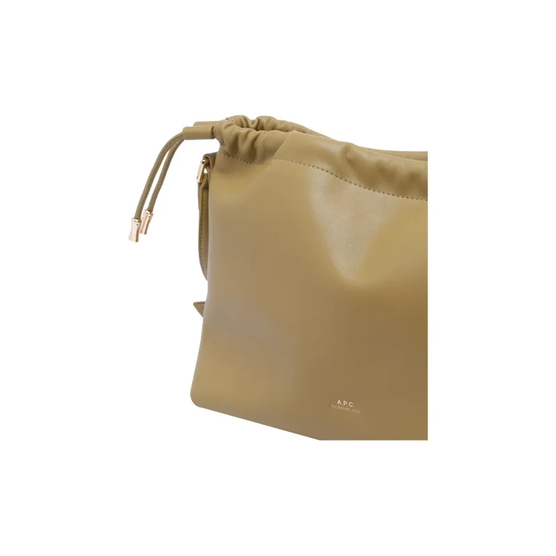 A.P.C Ninon Polyurethane Crossbody Bag, Shoulder Bag Women's Pistachios Green-3