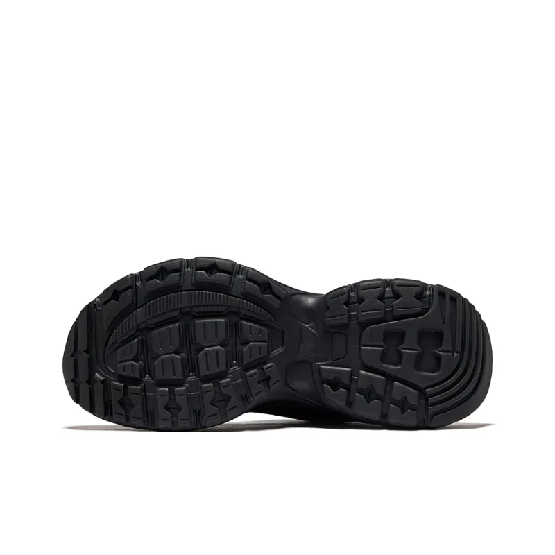 Erke Hongyu 2.0 Abrasion Resistant Breathable Low Top Chunky Sneakers Women's Jet Black-4