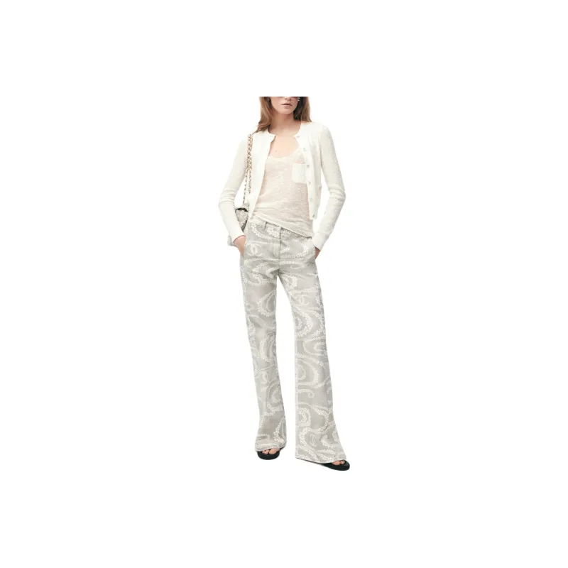 CHANEL 25M Knitwear Women's White-0