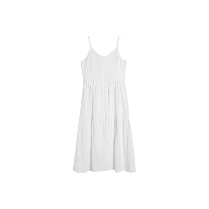 MISS VIGOR Slip Dresses Women's White-0