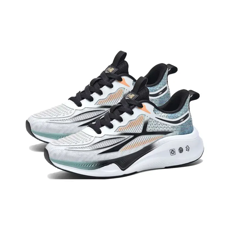 Yi Jiabao Anti Slip Wear Resistant Low Top Casual Running Shoes Men's-5