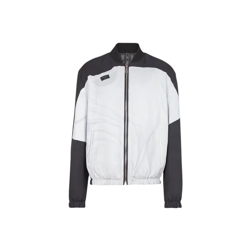 BALMAIN Trompe L'oeil print Bomber Jacket-0