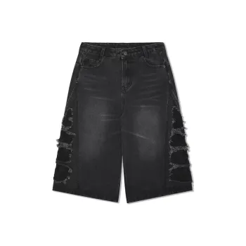 CORNILOT Denim Shorts Unisex Gray