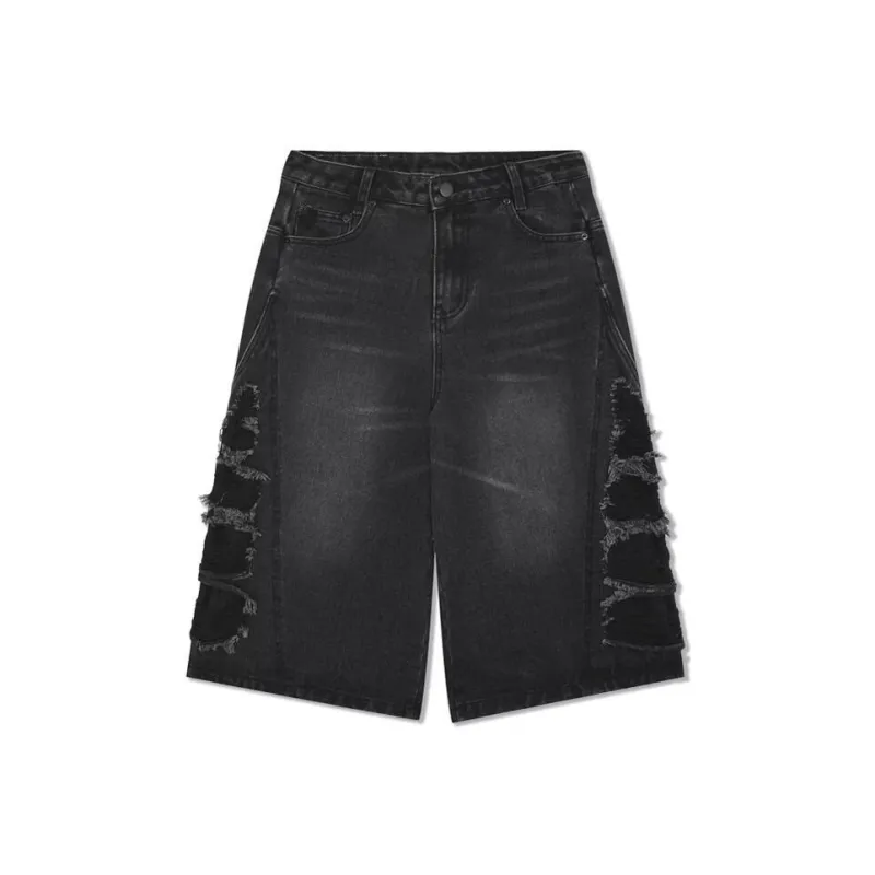 CORNILOT Denim Shorts Unisex Gray-0