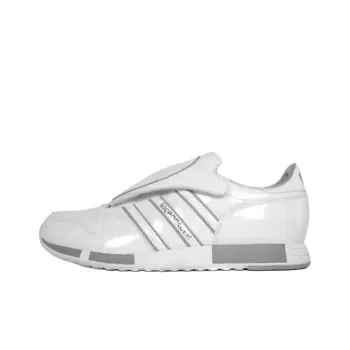 Adidas Micropacer Anti Slip Wear Resistant Low Top Casual Shoes Unisex White Gray