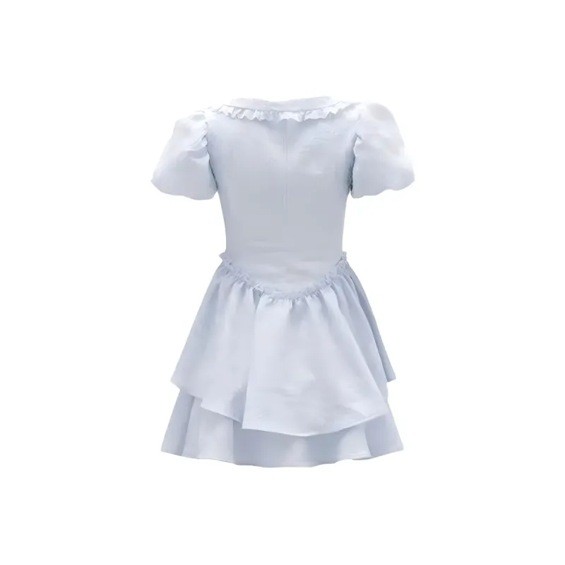 Mu Xiao Xin Short Sleeved Dress Women's-1