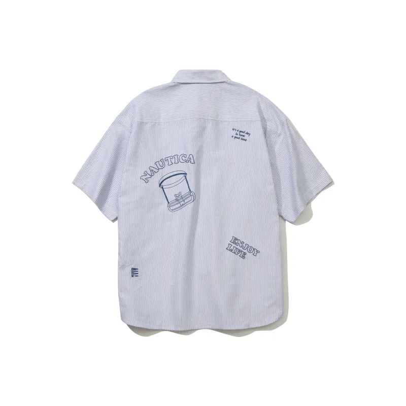 Nautica White Sail POPBOY Collaboration Shirt Men's-1
