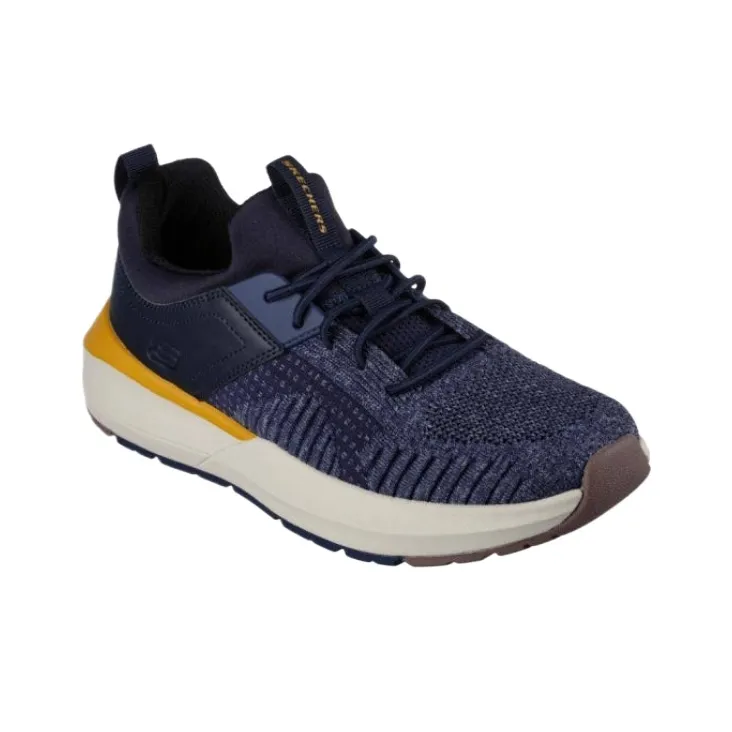 Skechers Neville Calhan Slip Resistant Low Top Casual Shoes Men's Blue-2