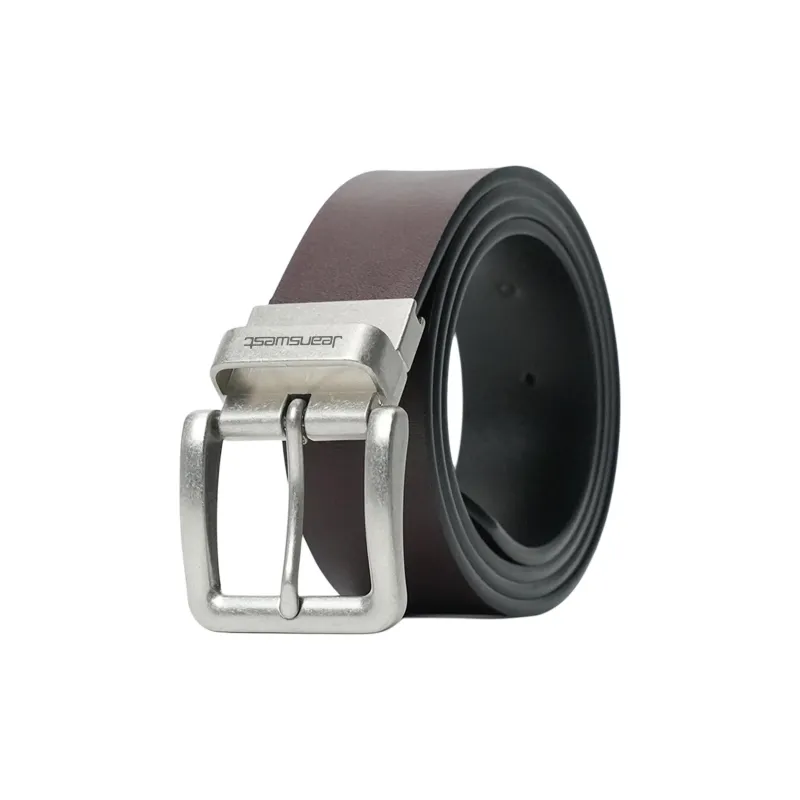 JEANSWEST Cow Split Leather Belts Men's 3.4cm-2