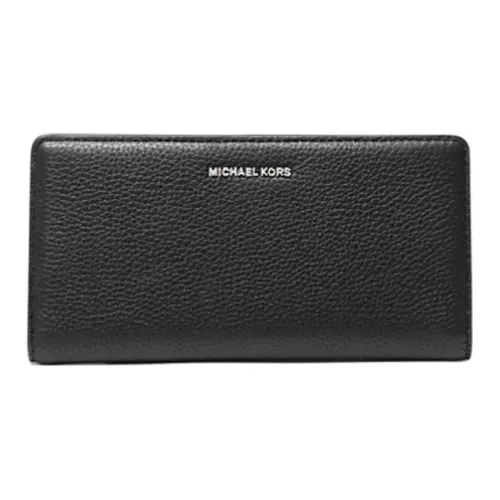 MICHAEL KORS Bryant Leather Wallet Tubas Women's Black