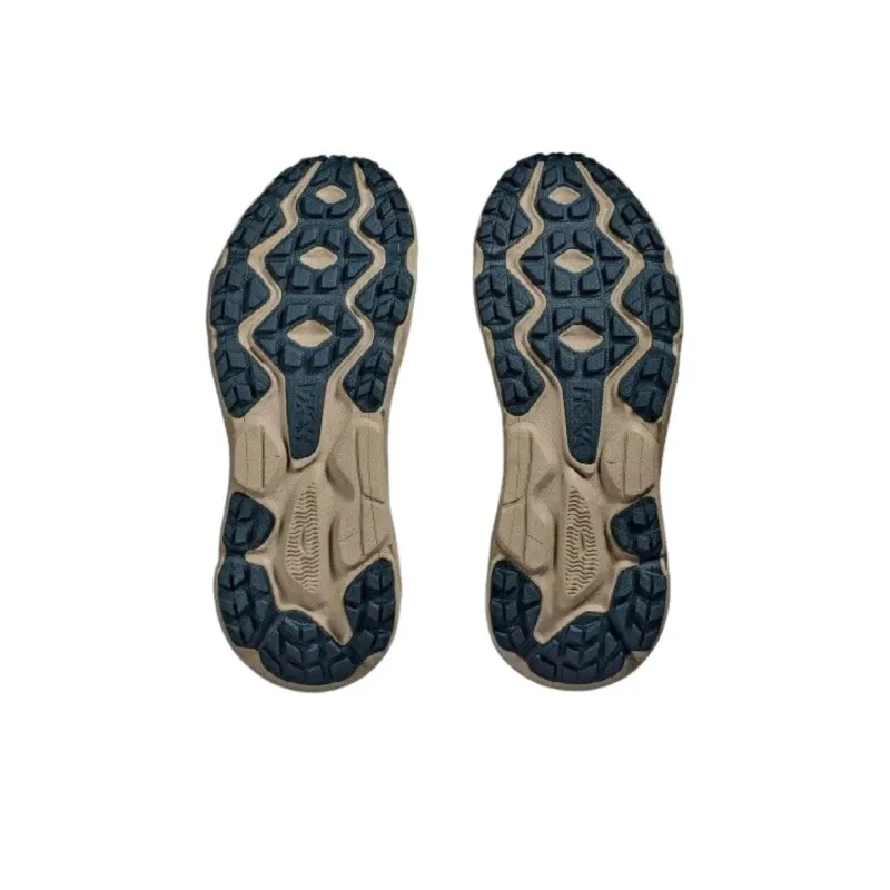 HOKA ONE ONE Challenger 7 Anti Slip Wear Resistant Low Top Trail Running Shoes Men's Blue-5