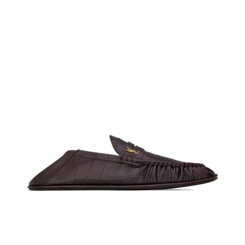 SAINT LAURENT LE Loafers Men's Brown-2