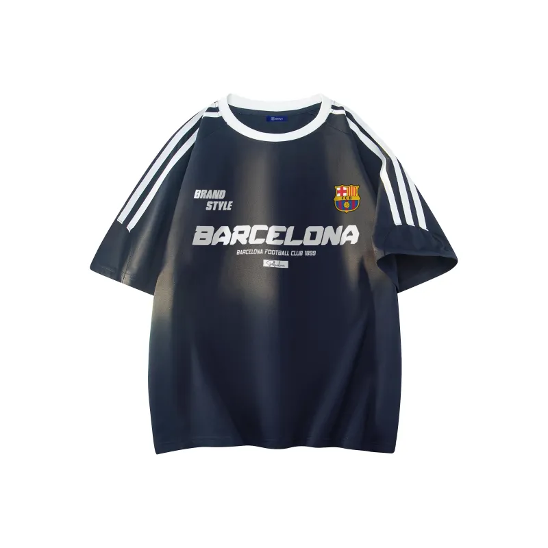 FCB ARCELONA T Shirts Unisex-11