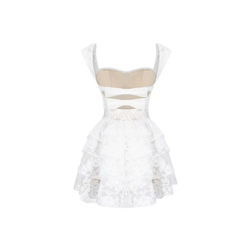 ACJL Sweet Hot Girl Princess Tiered Skirt With Pad Women's-1