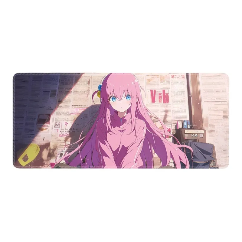 DANYIN Extra Large Bocchi The Rock! Bocchi Chan Computer Keyboard Pad Men's Anime Gaming Mouse Pad Desk Mat Mouse Pads-45