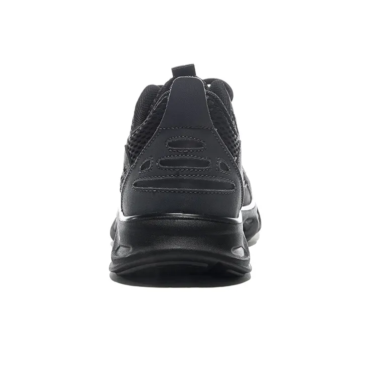 WARRIOR Running Shoes Men Low Top Black Gray-3
