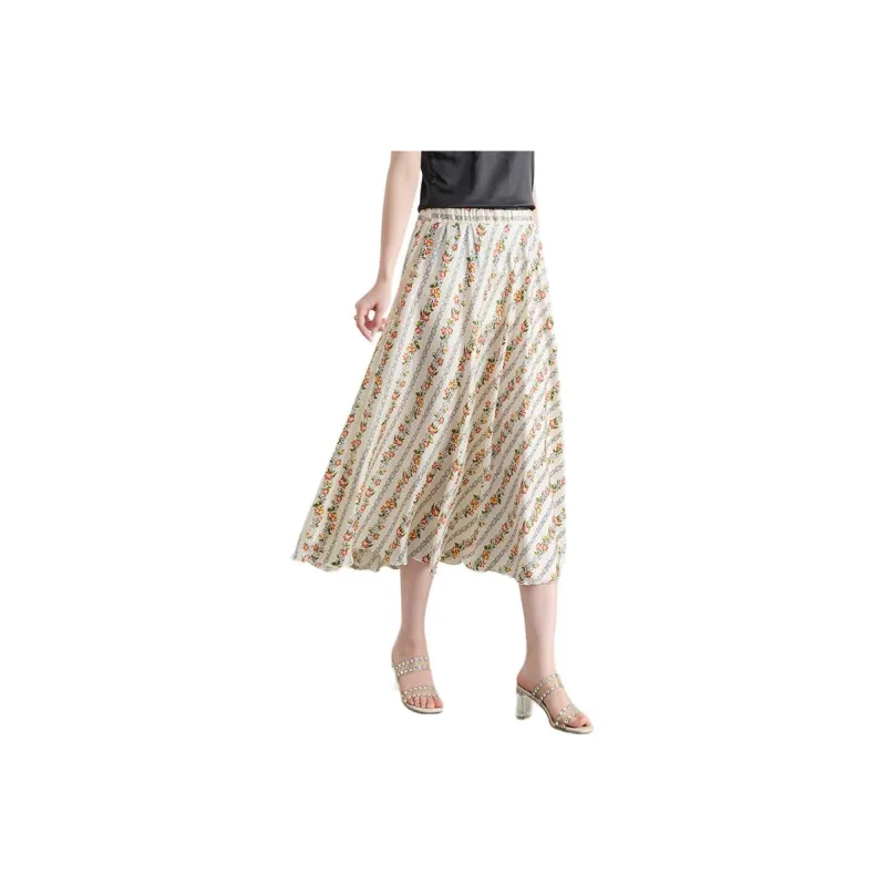 Yi Mengyuan Casual Long Skirt Women's-3