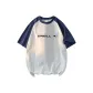 White/Navy Blue Sleeves