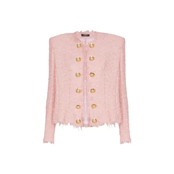 BALMAIN SS25 Jackets & Coats Women's Pink