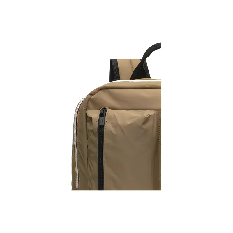 K-WAY Nylon Backpack Men's Brown-3
