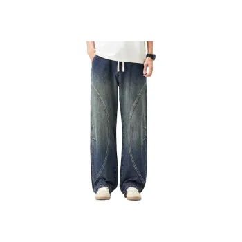 Izzue Jeans Unisex Azure Blue[Washed Craft]