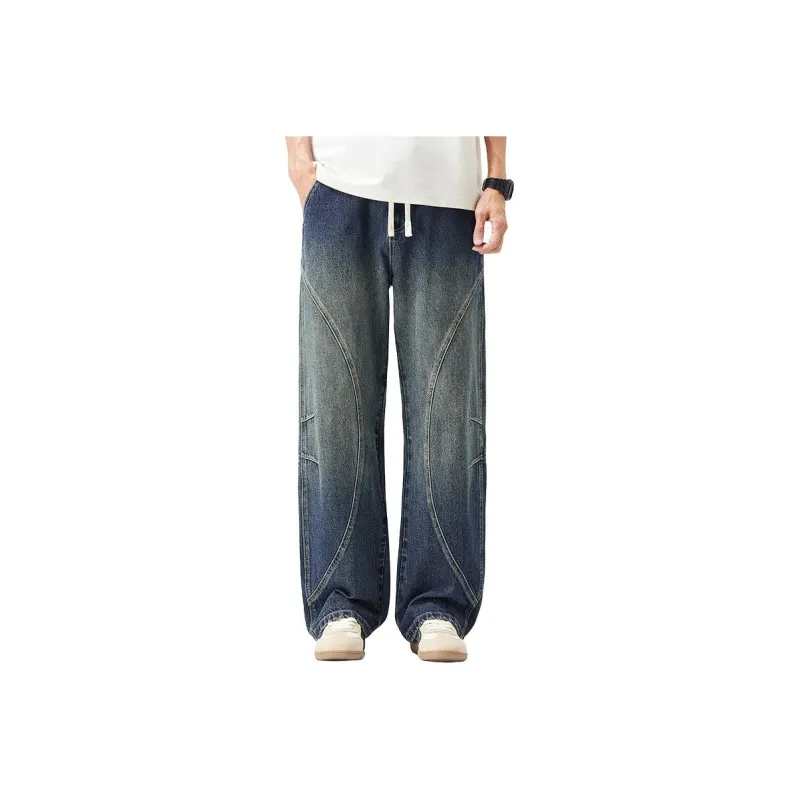 Izzue Jeans Unisex Azure Blue[Washed Craft]-0